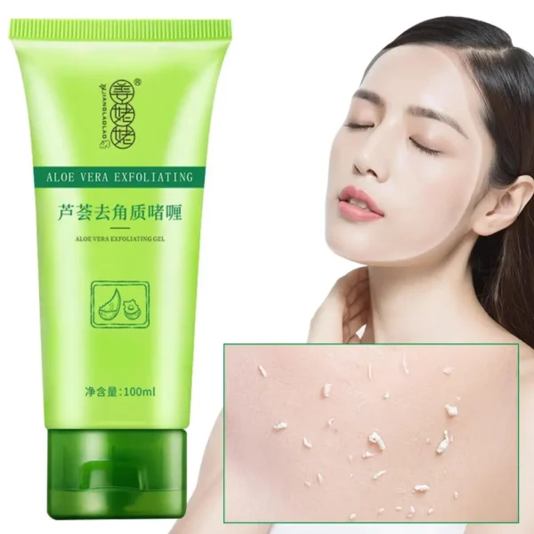 Face Exfoliating Gel Aloe Vera Remove Blackhead Moisturizing Shrink Pores Skin Care 30g-100g