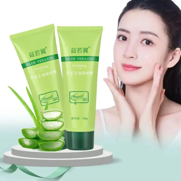 Face Exfoliating Gel Aloe Vera Remove Blackhead Moisturizing Shrink Pores Skin Care 30g-100g