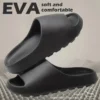 unisex house shoes non slip thick soft platform slide sandals for women men indoor outdoor shower bathroom slipper for adult