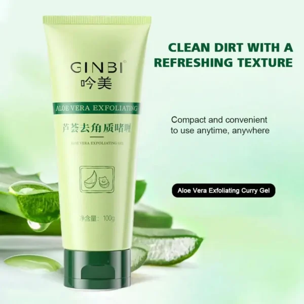 Face Exfoliating Gel Aloe Vera Remove Blackhead Moisturizing Shrink Pores Skin Care 30g-100g