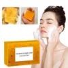 100g turmeric hand made soap, lemon kojic acid soap, shower and facial soap body care 1/3/5pcs