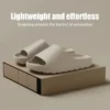 unisex house shoes non slip thick soft platform slide sandals for women men indoor outdoor shower bathroom slipper for adult