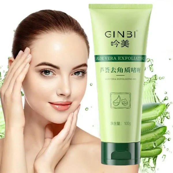 Face Exfoliating Gel Aloe Vera Remove Blackhead Moisturizing Shrink Pores Skin Care 30g-100g