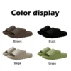 unisex house shoes non slip thick soft platform slide sandals for women men indoor outdoor shower bathroom slipper for adult