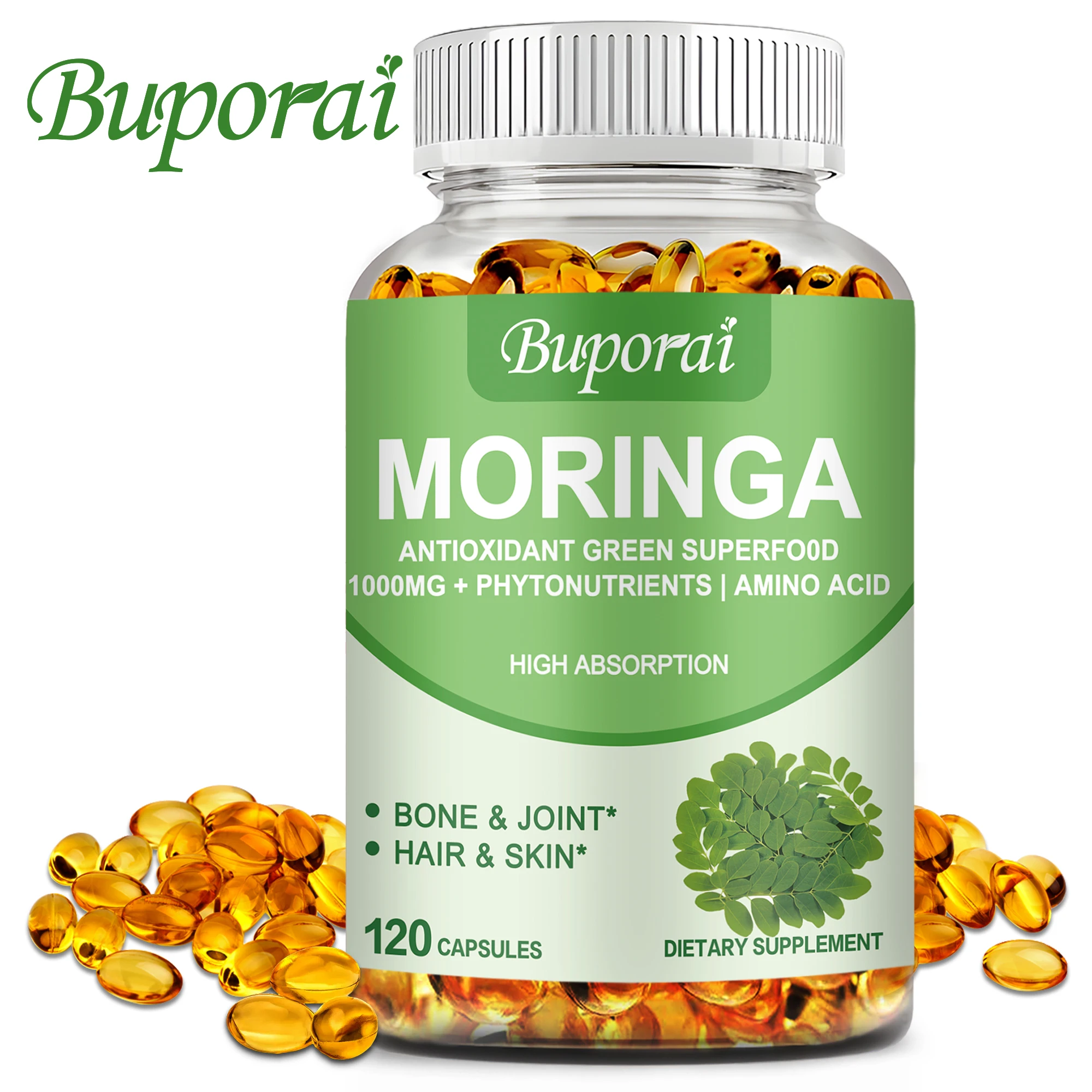moringa energy & metabolism natural anti inflammatory helps detox, fat burn 120 capsules moringa energy & metabolism natural anti inflammatory helps detox, fat burn 120 capsules