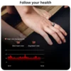 colmi r06 smart ring men women, heart rate and blood oxygen monitor, ip68 & 5atm waterproof, multi sport mode