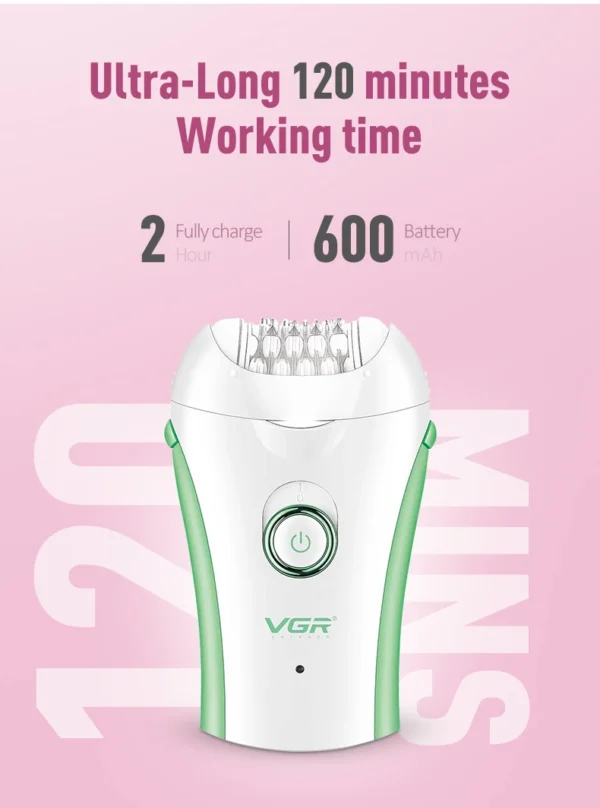 vgr 705 epilator professional epilator hair remover rechargeable hair remover women hair remover portable electric epilator