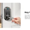arpha d280 keyless entry door lock 5 in 1 smart fingerprint deadbolt with keypad electronic deadbolt auto lock one touch lock