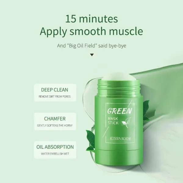 green tea clean mask stick acne treatment blackhead remover cream deep cleansing pore brightening purifying matcha clay mud mask green tea clean mask stick acne treatment blackhead remover cream deep cleansing pore brightening purifying matcha clay mud mask