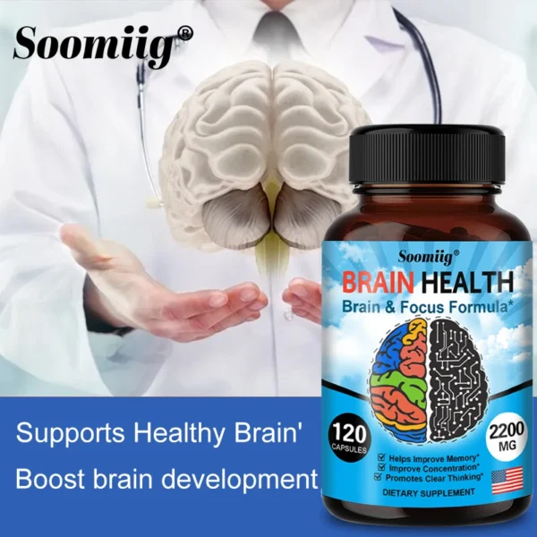 2200 mg brain booster with vitamin b6, b12 supplement to support memory. 2200 mg brain booster with vitamin b6, b12 supplement to support memory.