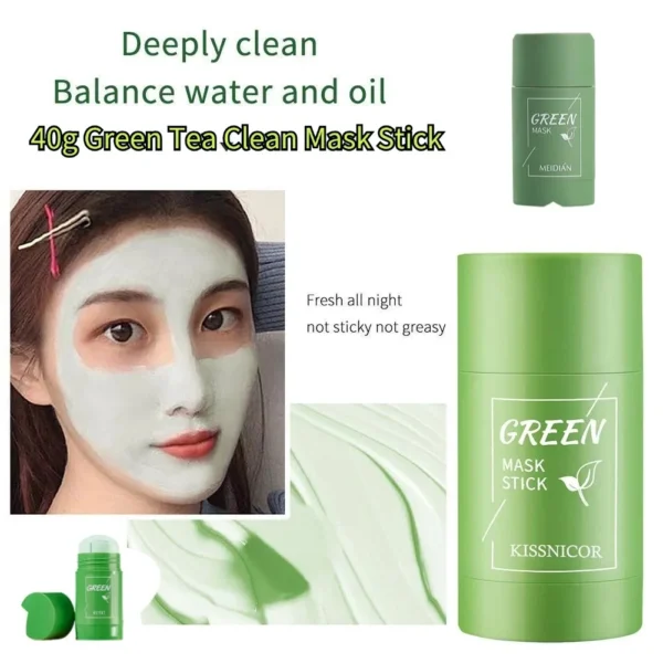 green tea clean mask stick acne treatment blackhead remover cream deep cleansing pore brightening purifying matcha clay mud mask green tea clean mask stick acne treatment blackhead remover cream deep cleansing pore brightening purifying matcha clay mud mask
