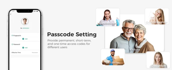 arpha d280 keyless entry door lock 5 in 1 smart fingerprint deadbolt with keypad electronic deadbolt auto lock one touch lock