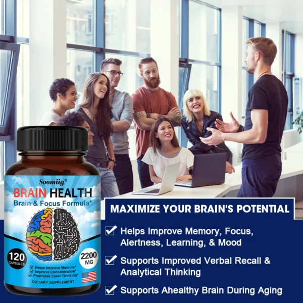 2200 mg brain booster with vitamin b6, b12 supplement to support memory. 2200 mg brain booster with vitamin b6, b12 supplement to support memory.