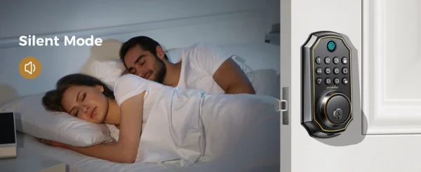 arpha d280 keyless entry door lock 5 in 1 smart fingerprint deadbolt with keypad electronic deadbolt auto lock one touch lock