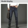 wthinlee new business men's jeans casual straight stretch fashion classic blue black work denim wthinlee new business men's jeans casual straight stretch fashion classic blue black work denim