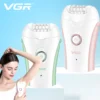 vgr 705 epilator professional epilator hair remover rechargeable hair remover women hair remover portable electric epilator