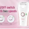vgr 705 epilator professional epilator hair remover rechargeable hair remover women hair remover portable electric epilator